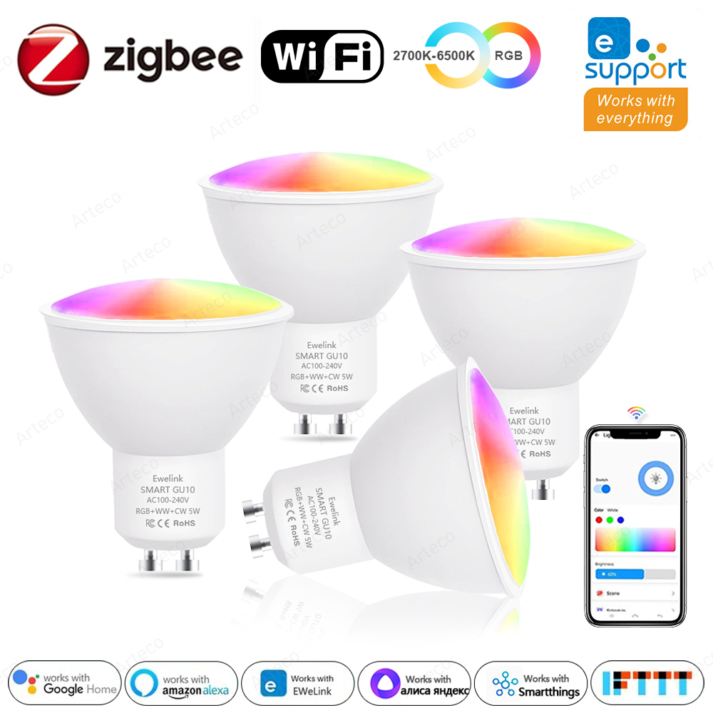 Philips Bulb Hue - Ewelink GU10 Zigbee LED 電球 WiFi