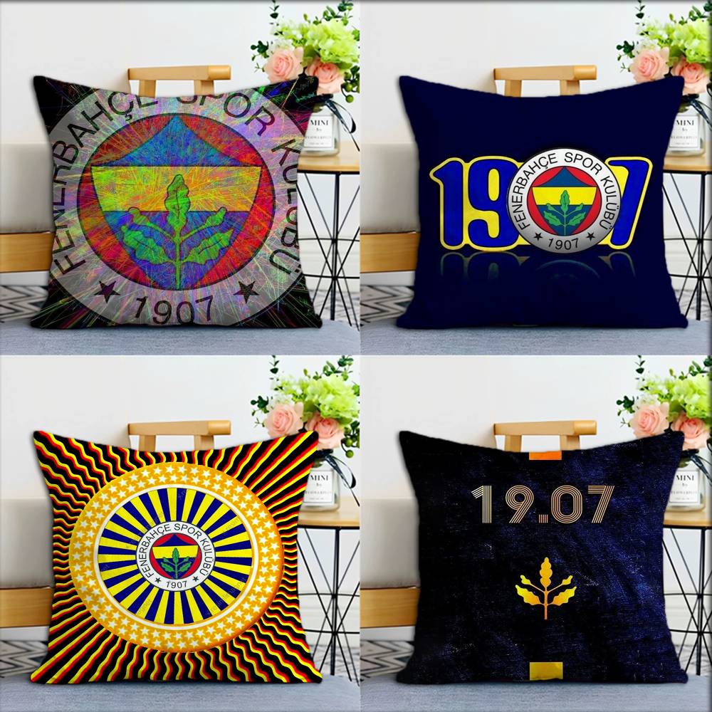 Home Textiles Turkey - トルコ F-FenerbahceS-E 世界のさまざまなサイズの正方形枕カバー 車用 ホーム 寝室の装飾用