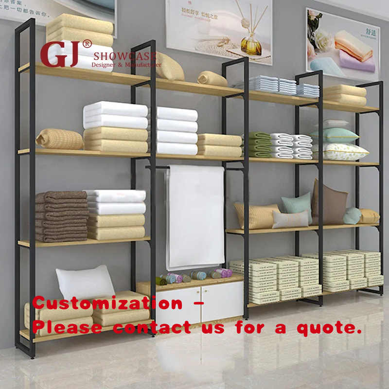 Home Textiles Factory - 中国工場直販 ホームテキスタイル陳列棚 寝具棚 キルト枕スタンド 毛布ショーケース 一般家庭用品