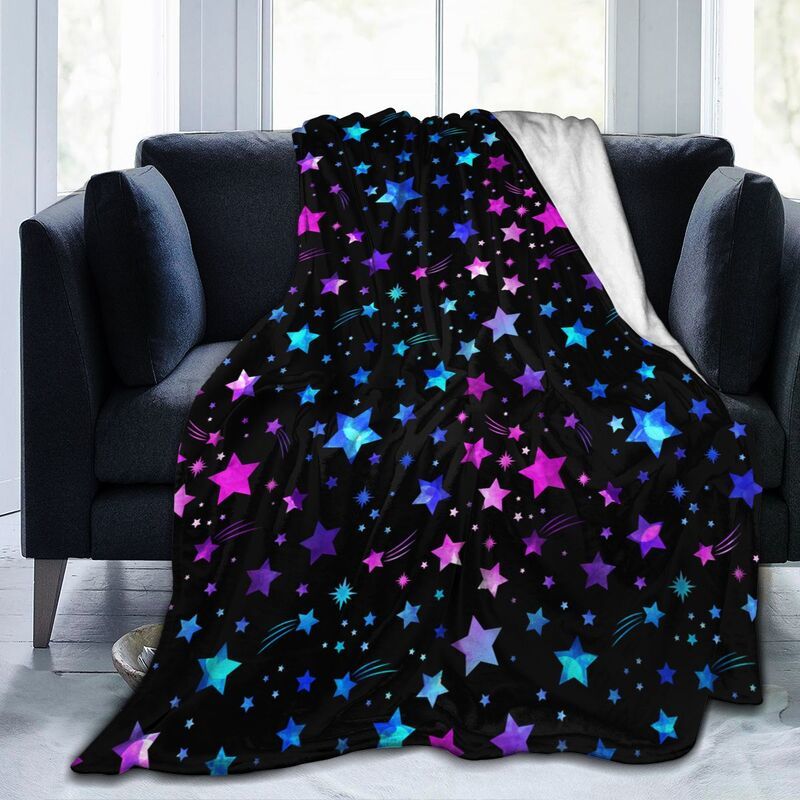 Galaxy Home Textiles - スペースギャラクシー星座星座スタースローブランケットギフト男性女性ソファベッド寝具ソフトフランネルブランケット60x50インチ