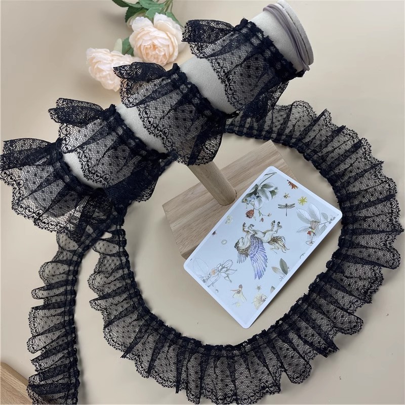 Home Textiles Factory - 用途の広い水玉模様のチュールレース,自家製のテキスタイルや家庭用工場用品,子供用手作り素材,5cm