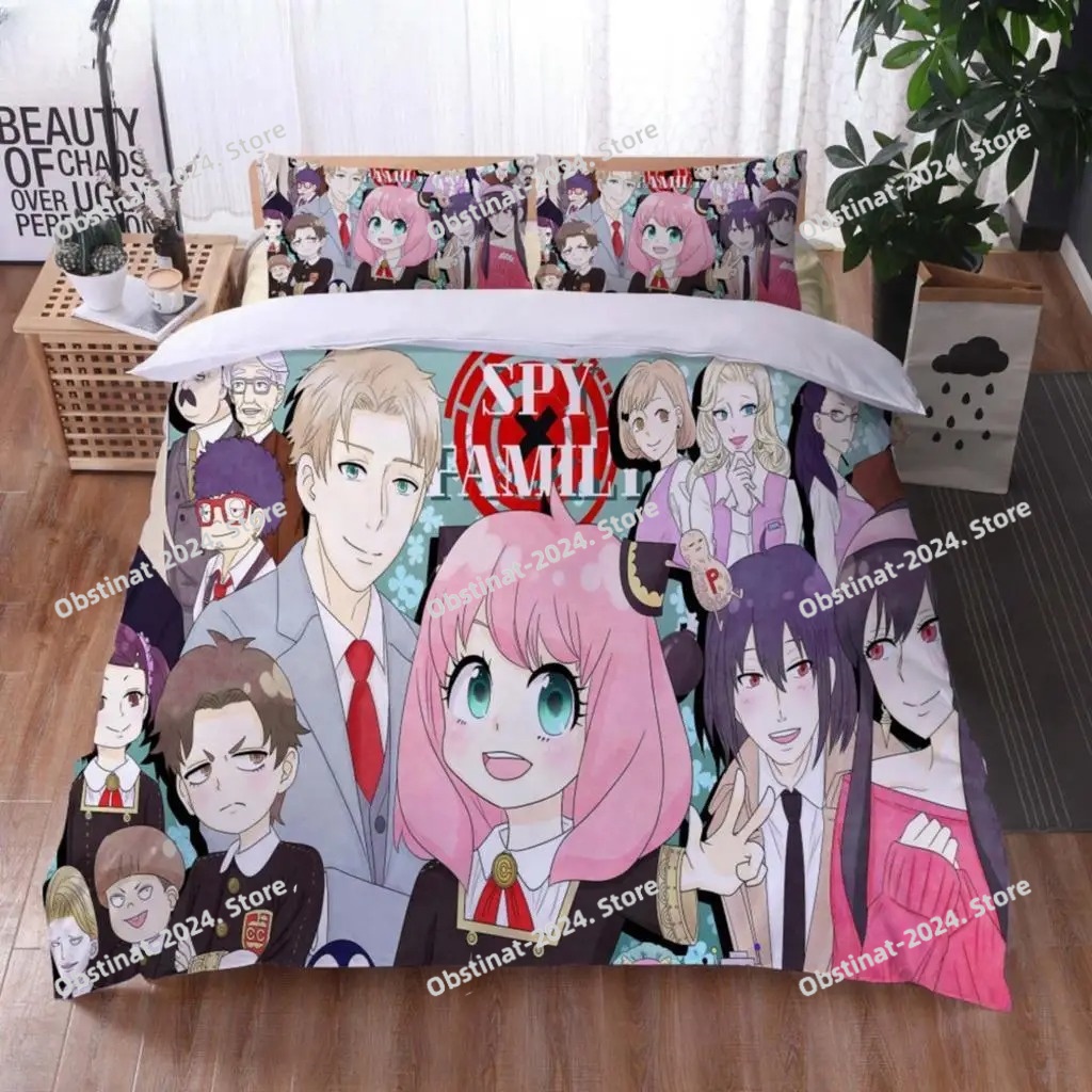 3D プリントアニメ SpyXFamily 寝具セット男の子 - Home Textiles Classic Fashion のレビューと価格