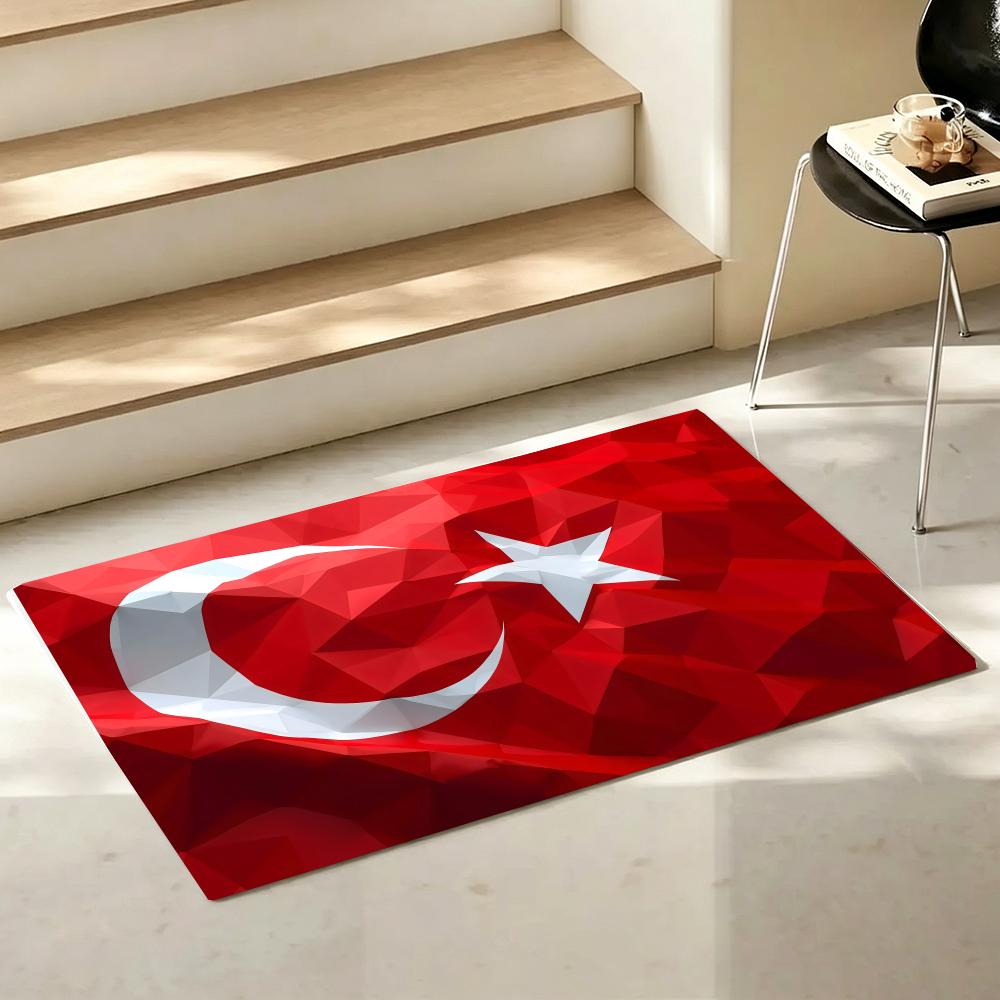 家の装飾に適したフロアマット、子供用滑り止めフランネルマット - Home Textiles Turkey のレビューと価格