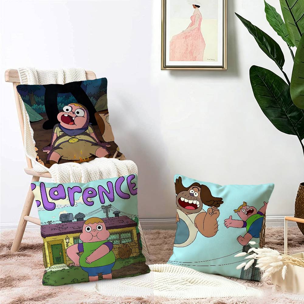 クラシックカートゥーンC-クラレンス クッションカバー ポリ - Home Textiles Inc のレビューと価格