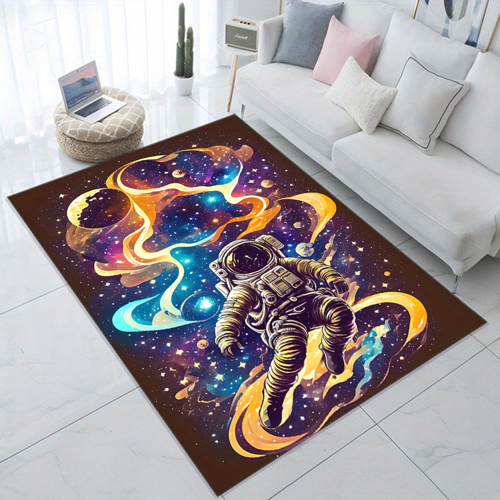 宇宙飛行士エリアラグ – ポリエステルベルベット宇宙探検家カ - Galaxy Home Textiles のレビューと価格
