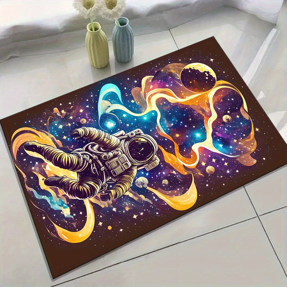 宇宙飛行士エリアラグ – ポリエステルベルベット宇宙探検家カ - Galaxy Home Textiles のレビューと価格