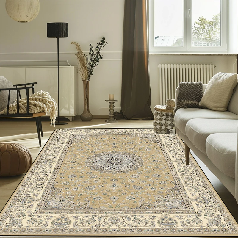 ペルシャ曼荼羅ビッグカーペットリビングルームホームノンスリッ - Home Textiles Turkey のレビューと価格