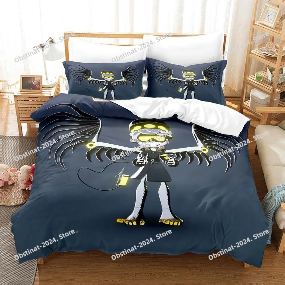 ファッション 3D プリントアニメ殺人ドローン寝具セット漫画 - Home Textiles Classic Fashion のレビューと価格