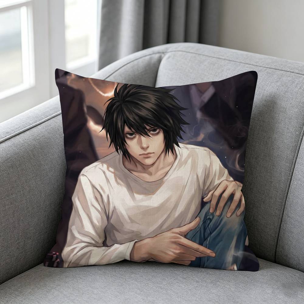 漫画キャラクター L Lawliet 枕カバーギフト高精細デ - Home Textiles Definition のレビューと価格