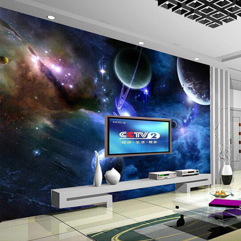 カスタマイズされた製品 3D 壁画銀河宇宙スター写真壁紙家の - Galaxy Home Textiles のレビューと価格