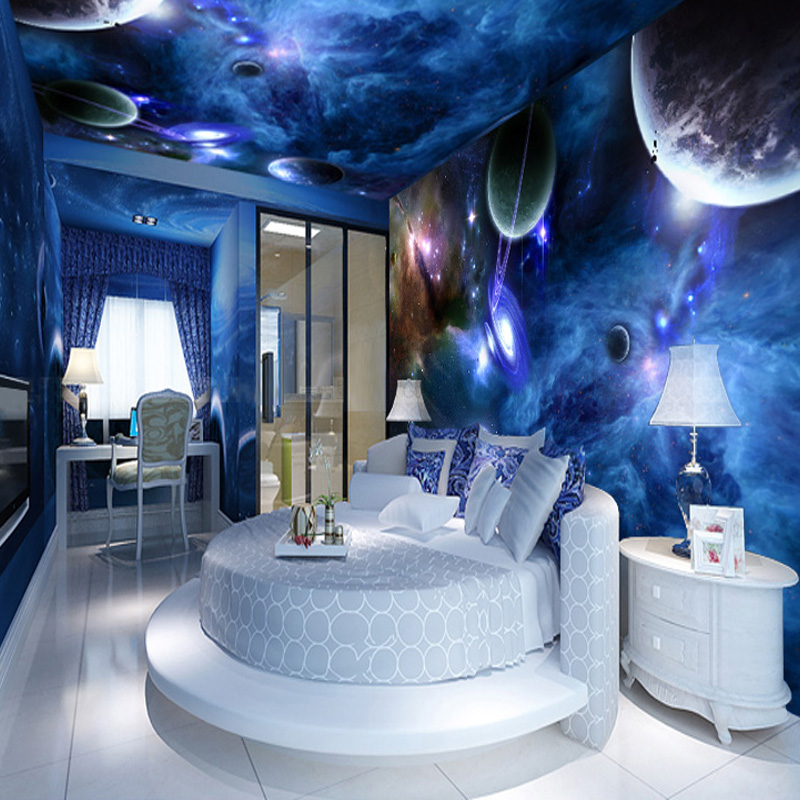 カスタマイズされた製品 3D 壁画銀河宇宙スター写真壁紙家の - Galaxy Home Textiles のレビューと価格