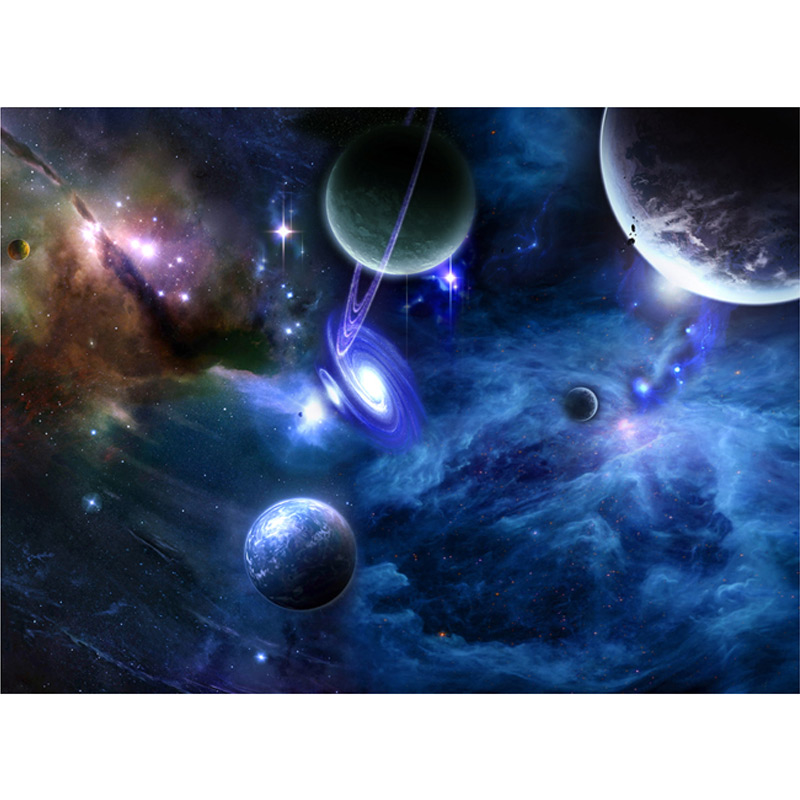 カスタマイズされた製品 3D 壁画銀河宇宙スター写真壁紙家の - Galaxy Home Textiles のレビューと価格