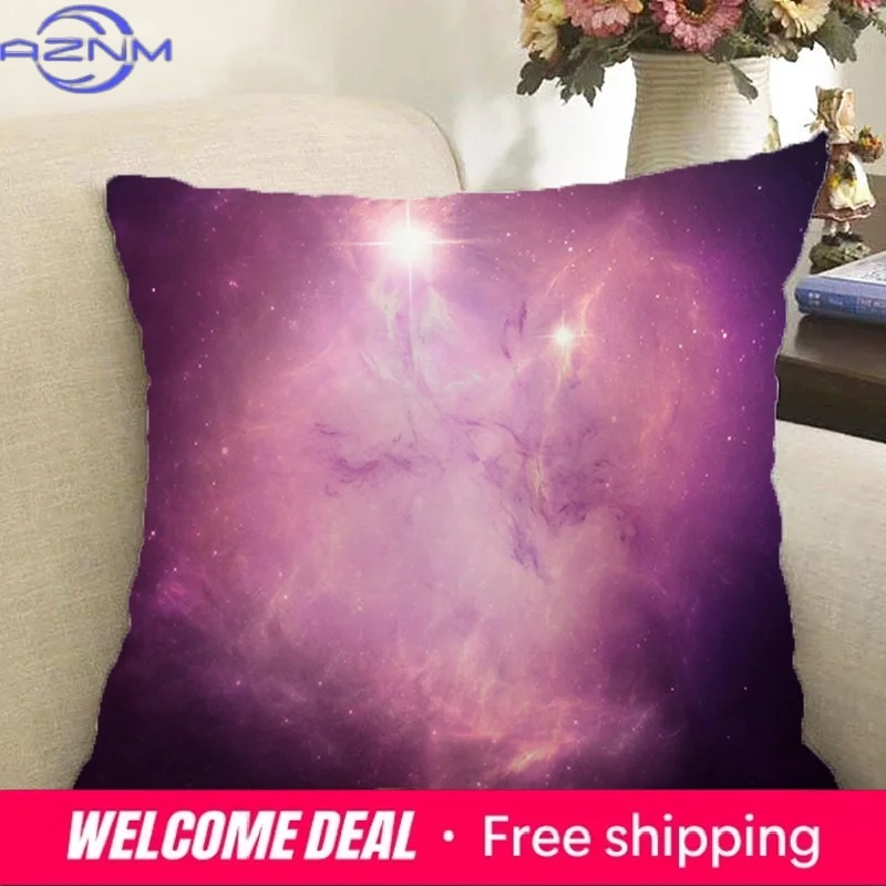 宇宙銀河装飾枕カバーオフィスリビングルーム車の装飾品ホーム枕 - Galaxy Home Textiles のレビューと価格