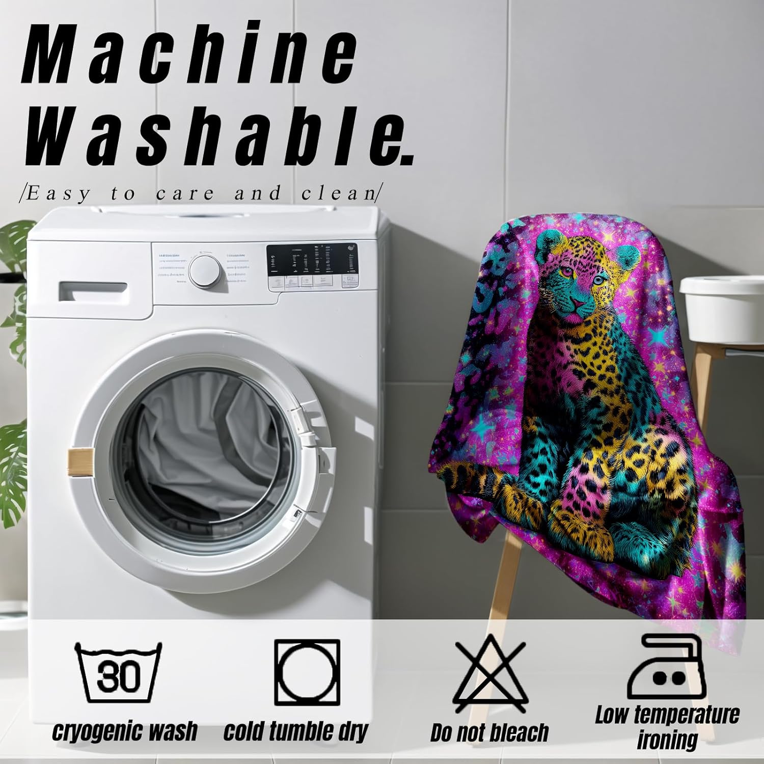 ギャラクシーレオパードブランケット カラフルな動物 宇宙デザ - Galaxy Home Textiles のレビューと価格