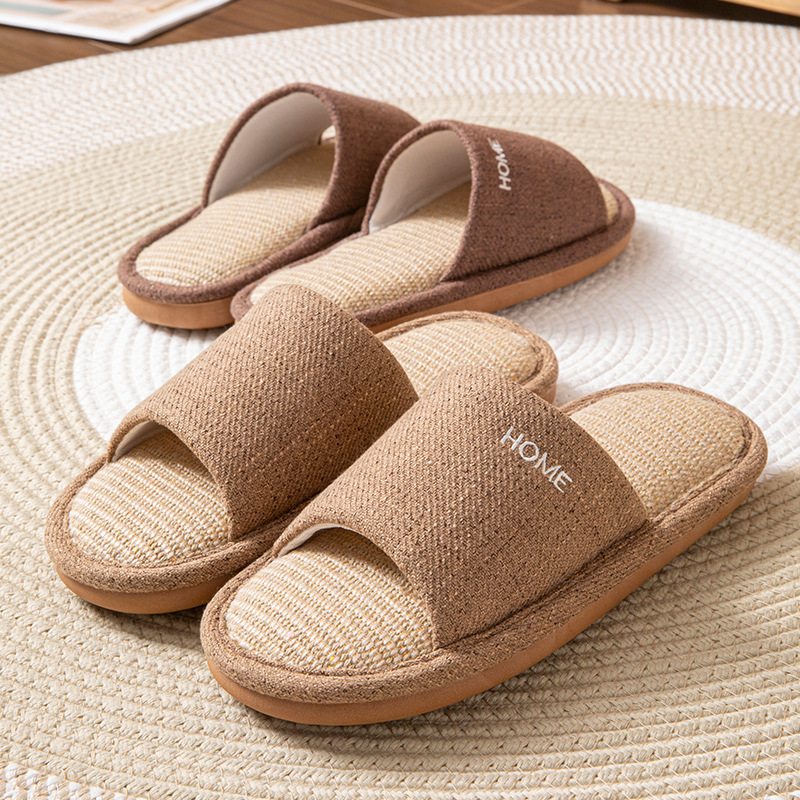 リネンプラットフォーム女性のスリッパハウス 2026 春夏デ - Textiles For Home のレビューと価格