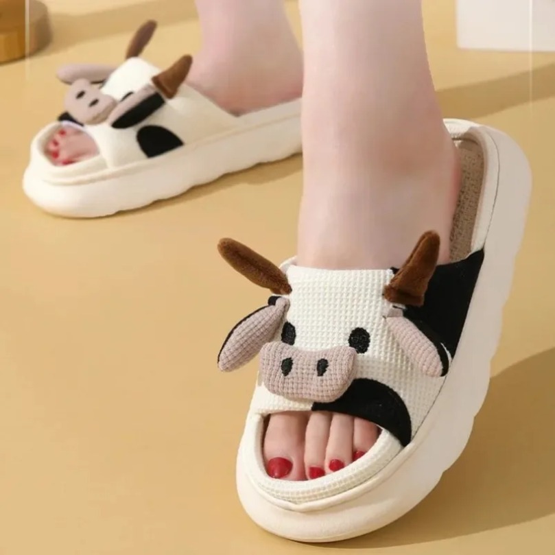 ハウススリッパ メンズ レディース 夏用 可愛い ホームリネ - Textiles For Home のレビューと価格